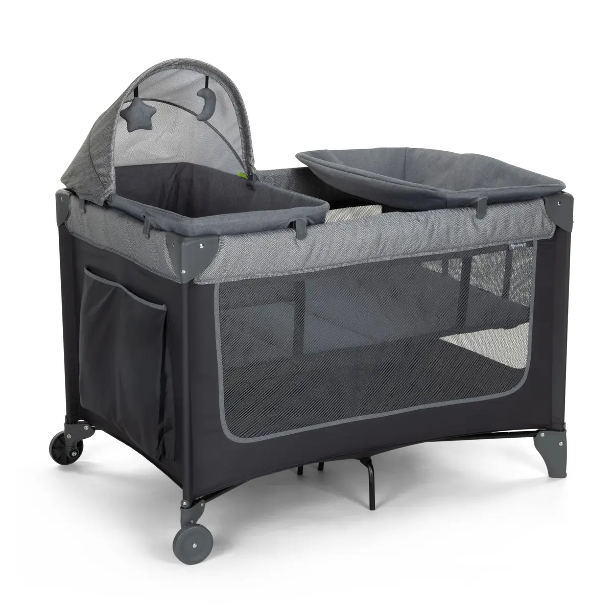 4-In-1 Portable Play Yard With Bassinet, Napper, And Removable Changer 1