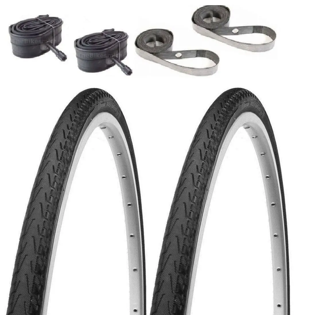 Panaracer Pasela 27" Schrader Valve Tube & Rim Strip Bicycle Tire Kit 2