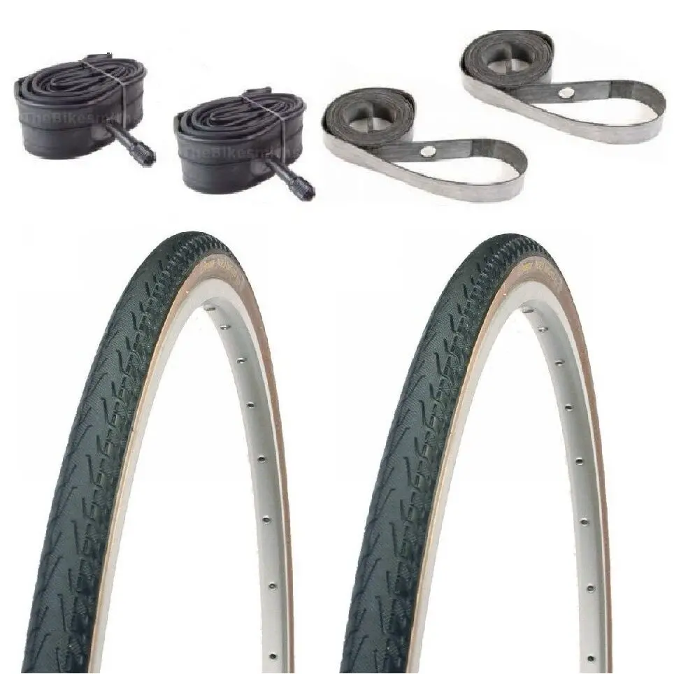 Panaracer Pasela 27" Schrader Valve Tube & Rim Strip Bicycle Tire Kit 3