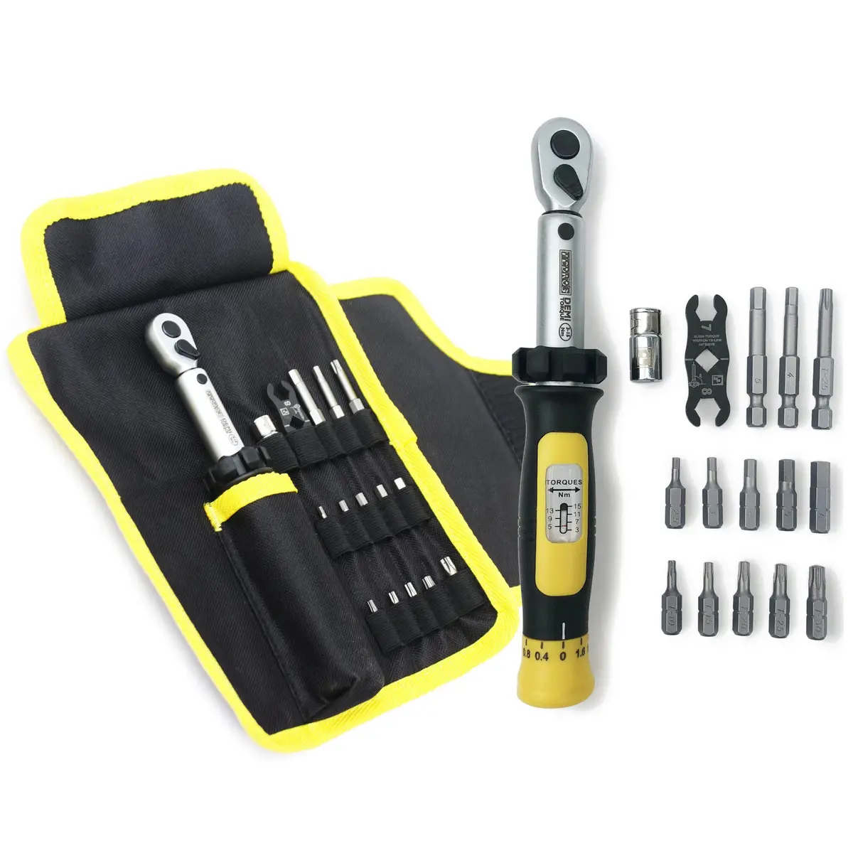 Pedro's Demi-Torque Wrench Ii W/Bits (3-15Nm) 1