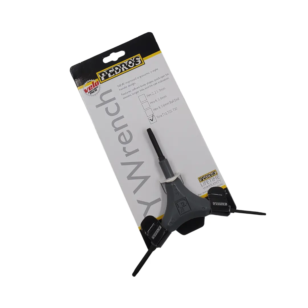 Pedro's Torx Wrench Y-Style Including T10, T25, T30 Torx Sizes, Gray 1