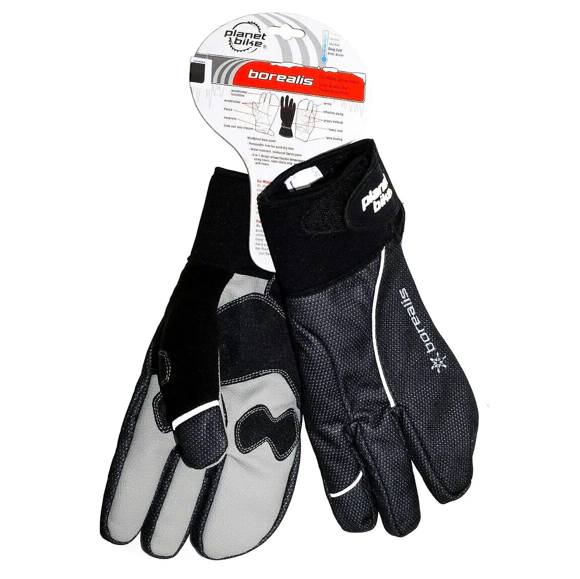 Planet Bike Borealis Winter Cycling Gloves with Windproof Lining