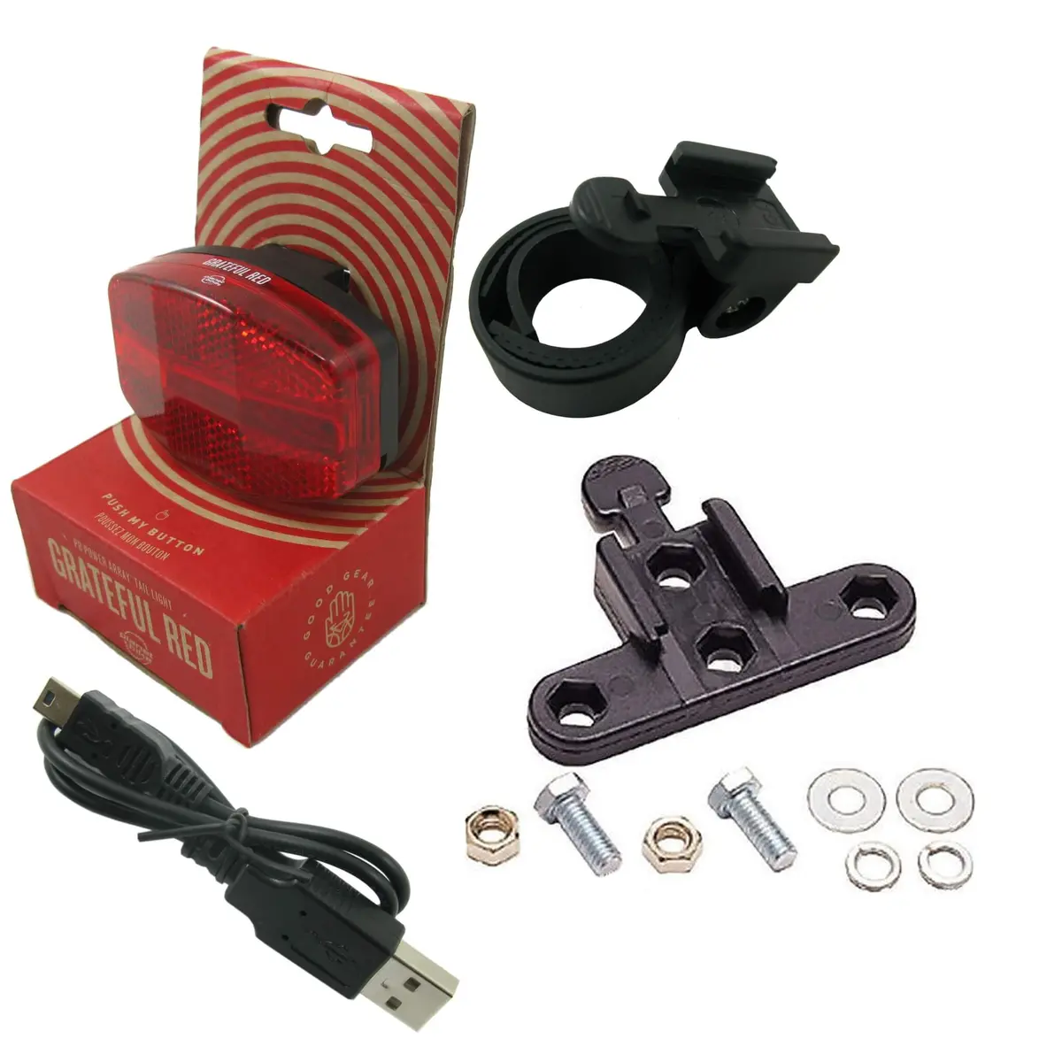 Planet Bike 3098 Grateful Red Usb Taillight 1