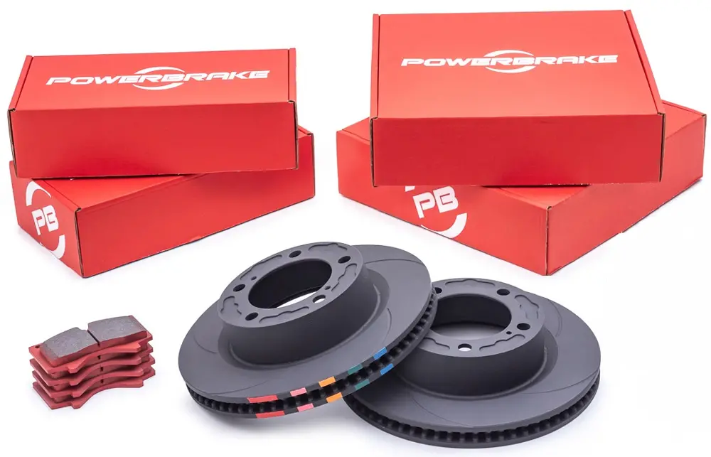 Powerbrake - D-Line Rotor & Pad Kit 1