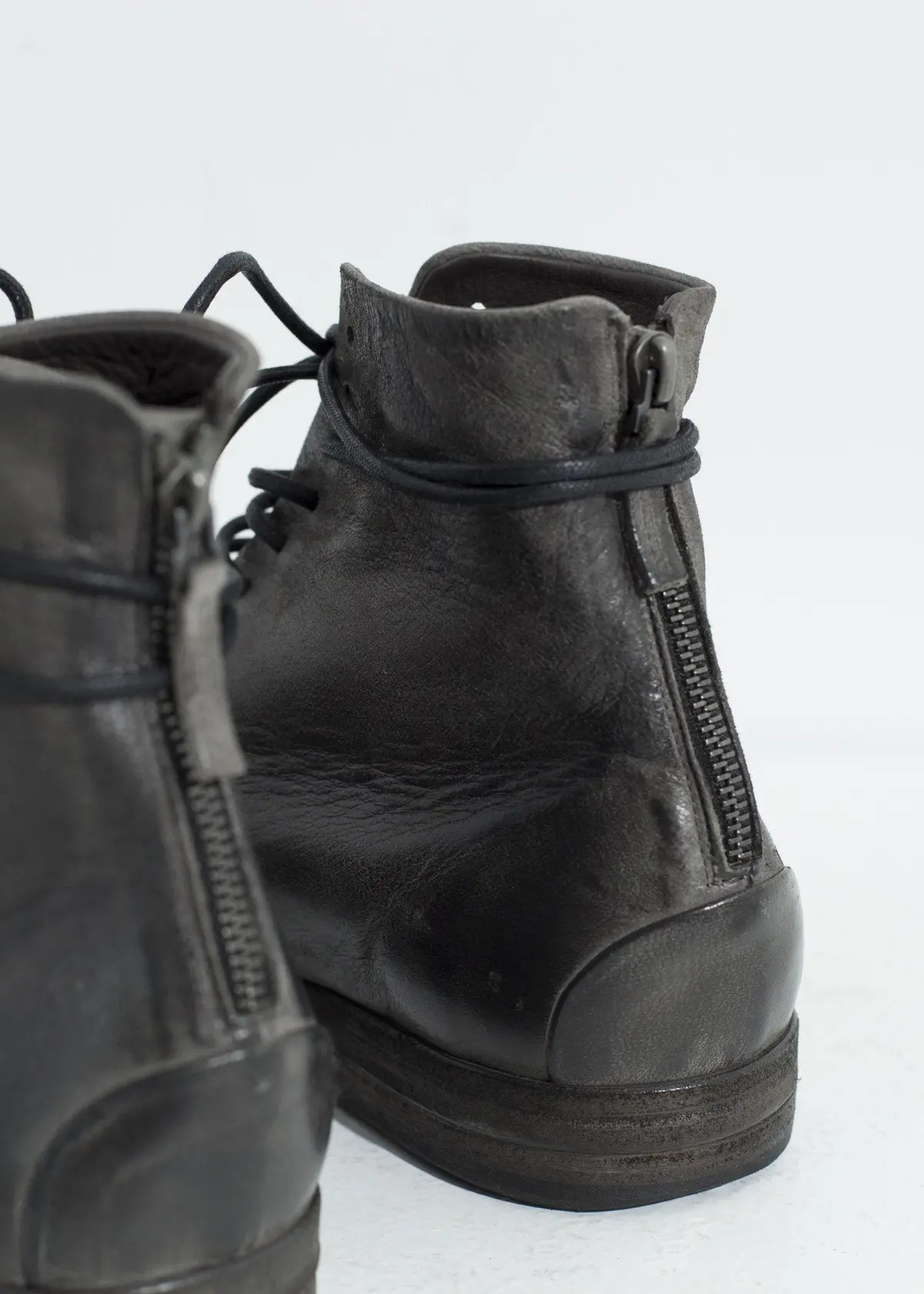 Listello Lace-Up Boot In Slate Grey 2