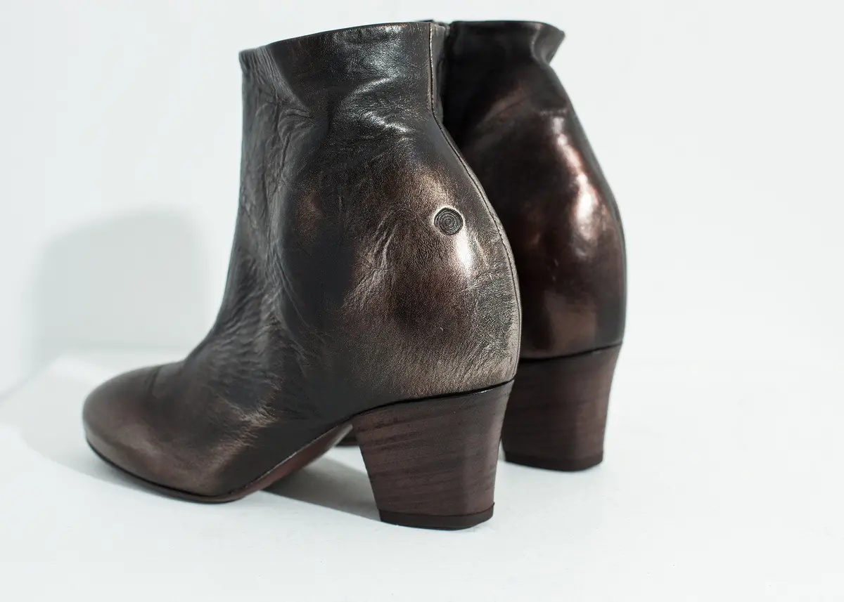 Scavata Ankle Boot In Bronze 3