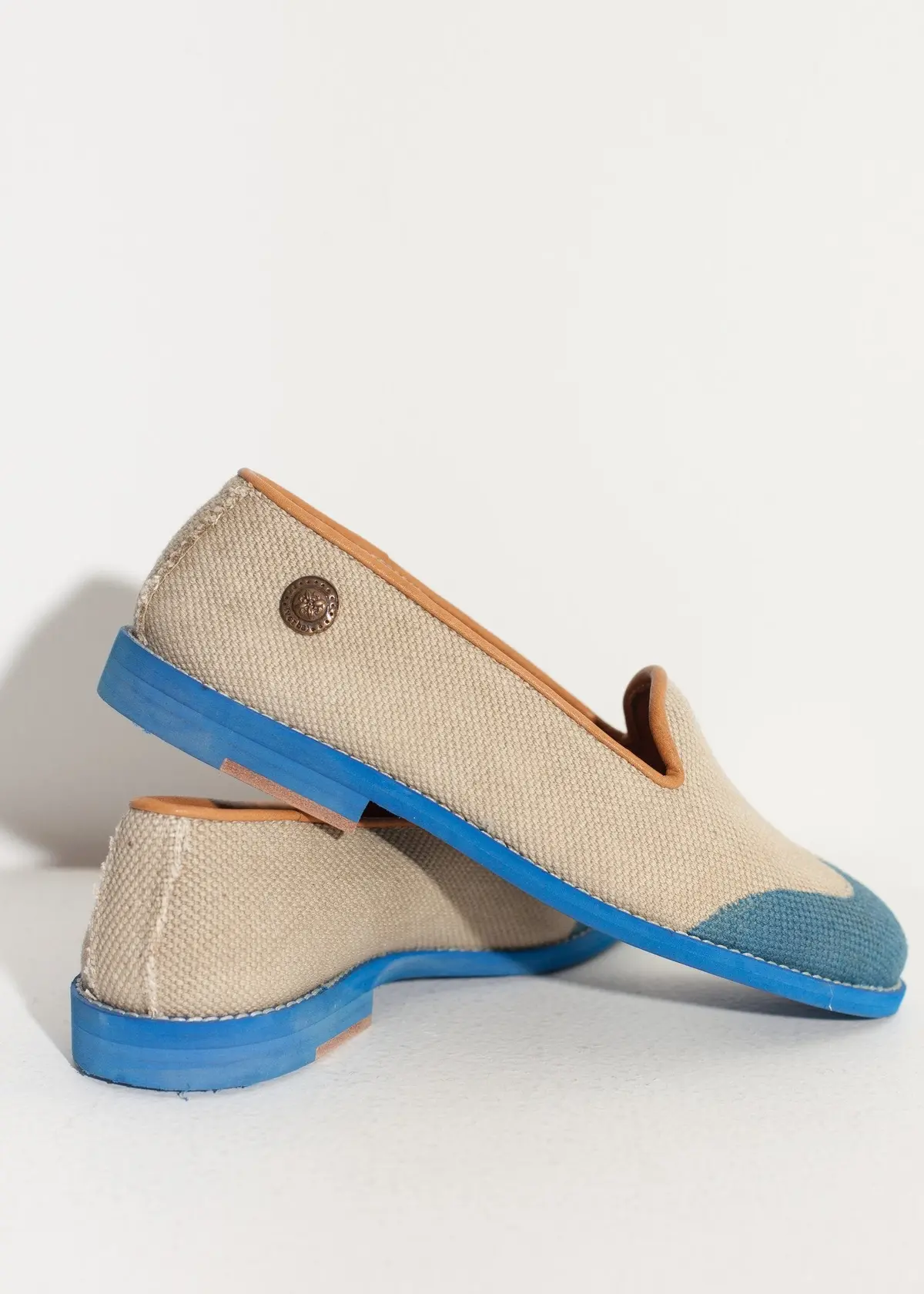Wingtip Loafer In Blue 2