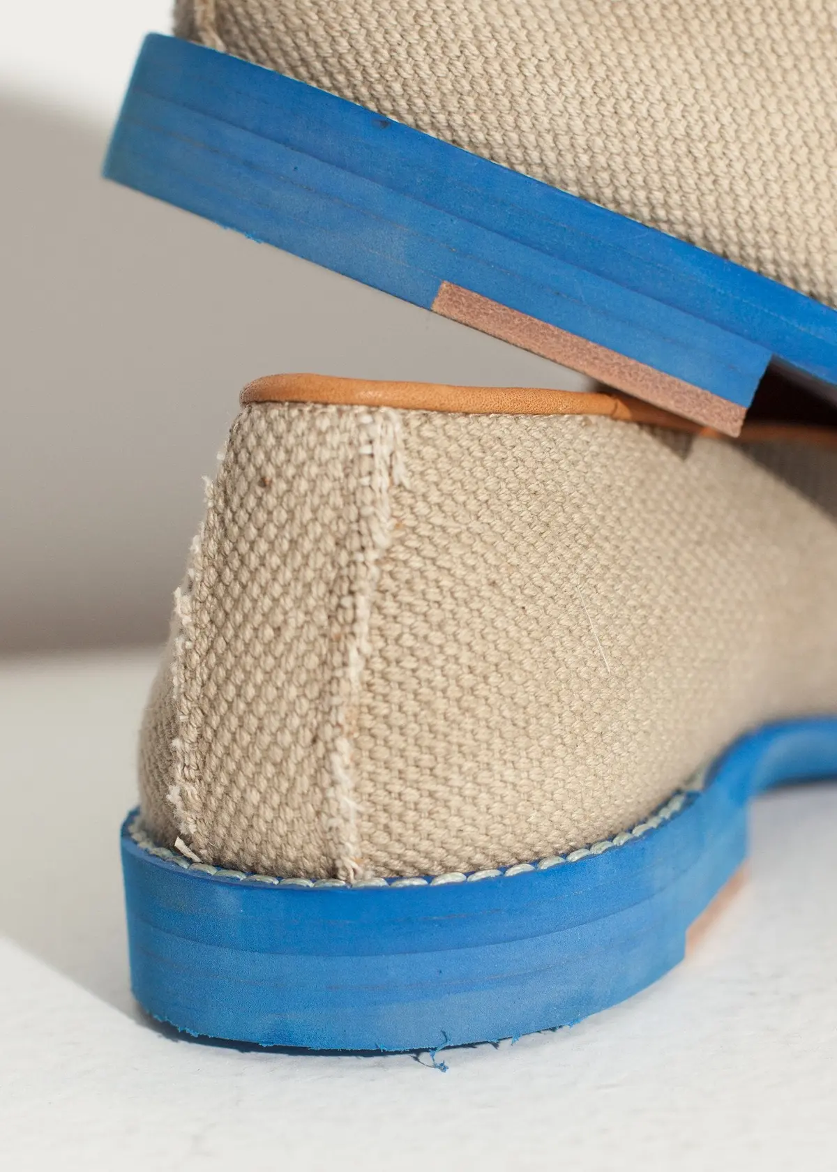 Wingtip Loafer In Blue 4