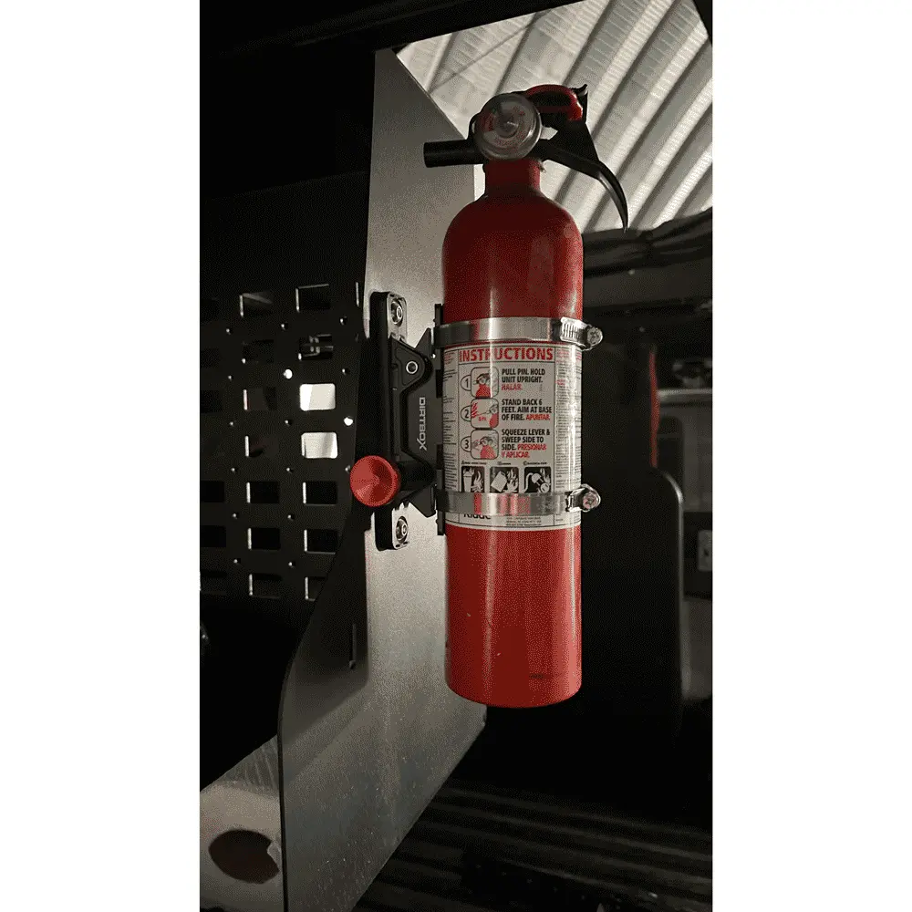 Dirtbox - Quick Release Fire Extinguisher Mount 1