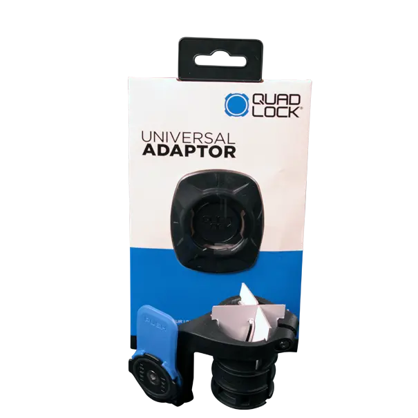 Quad Lock Out Front Phone Mount And Universal Adapter 1