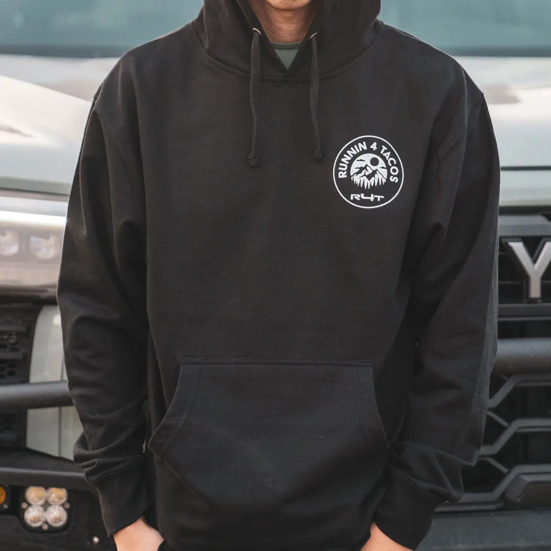 R4t - Hoodie Stealth R4t Mountain Logo - Black 1