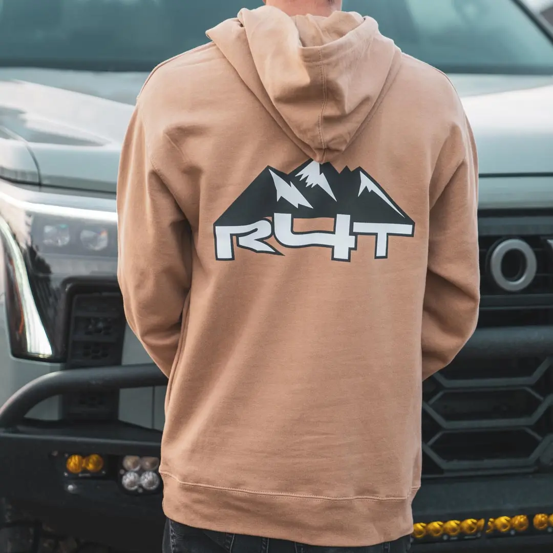 R4t - Hoodie Mountain R4t Logo - Sand 2