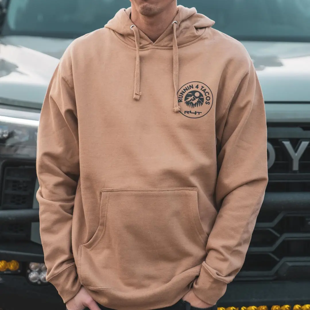 R4t - Hoodie Mountain R4t Logo - Sand 1