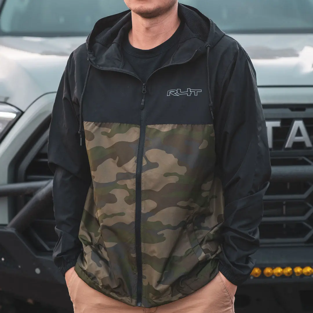 R4t - Wind Breaker - Black/Forest Camo 1