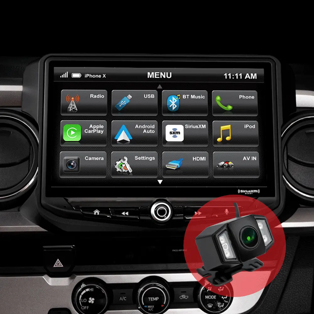 Stinger - Heigh10 10" Radio Kit And Front Facing Camera With Night Vision - Toyota Tacoma (2016-2023) 1