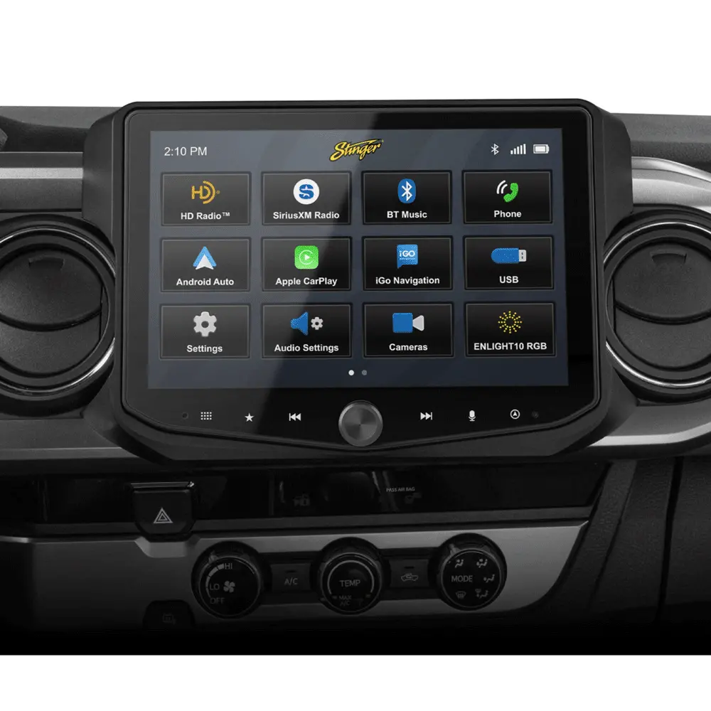 Stinger - Horizon10 10" Plug-And-Play Radio Kit 1