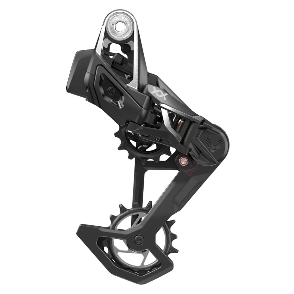 Sram Xx Sl Eagle T-Type Axs Rear Derailleur - 12-Speed 52T Max (Battery Not Included) Udh Hangerless Carbon Cage Black/Silver 1