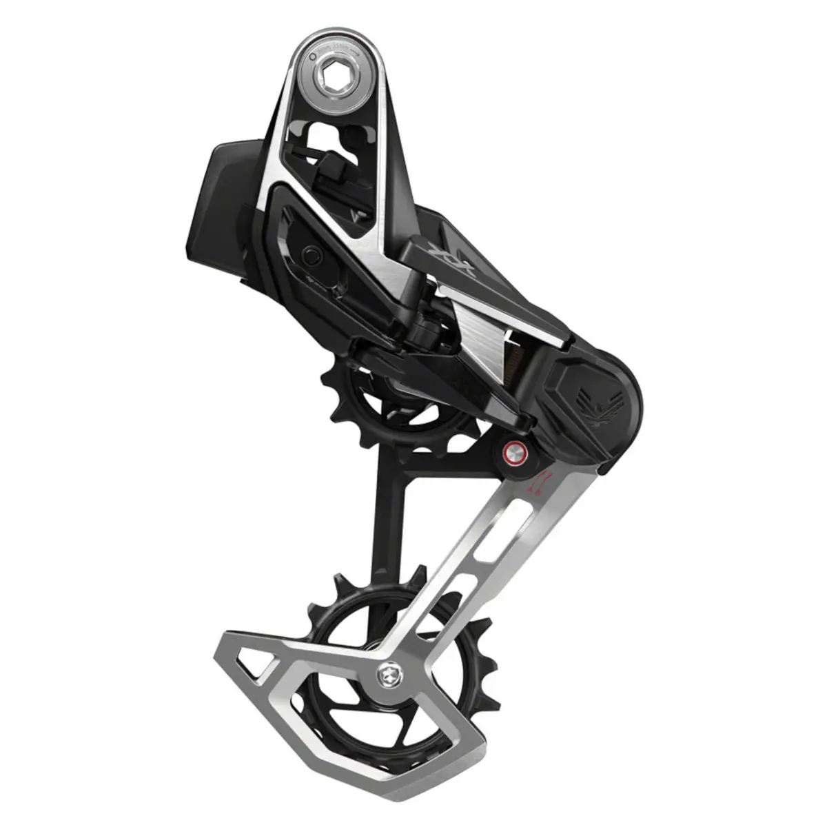 Sram Xx Eagle T-Type Axs Rear Derailleur - 12-Speed 52T Max (Battery Not Included) Udh Hangerless Aluminum Cage Black/Silver 1