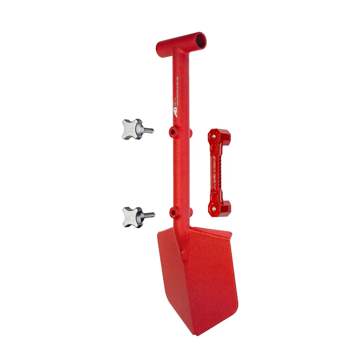 Agency 6 - Shovel / Mount Combo - Red Mini Shovel / Red Ssm With Knobs 1