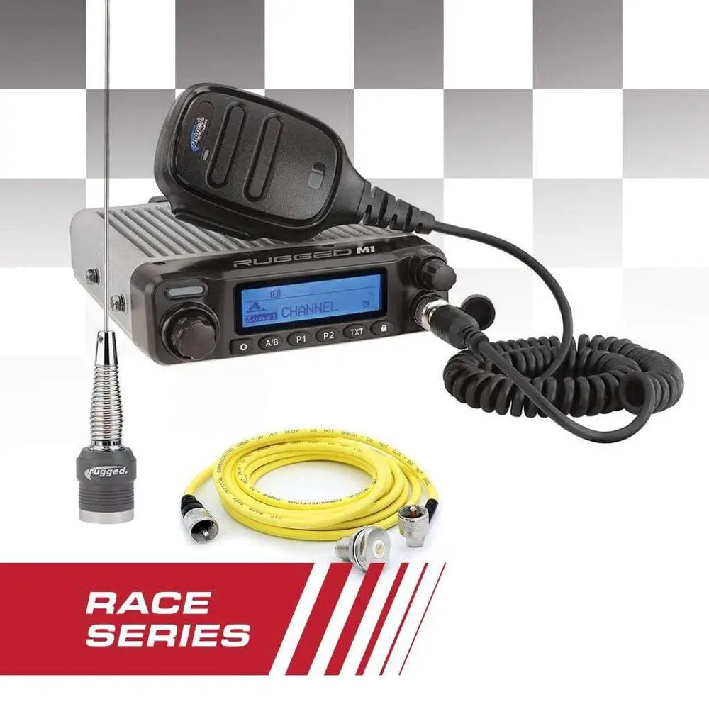 Rugged Radios - Race Radio Kit - Rugged Race Series M1 Mobile Radio With Antenna 1