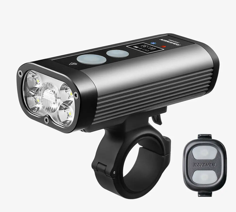 Ravemen Pr2400 Usb Headlight W/ Wireless Remote Control 1