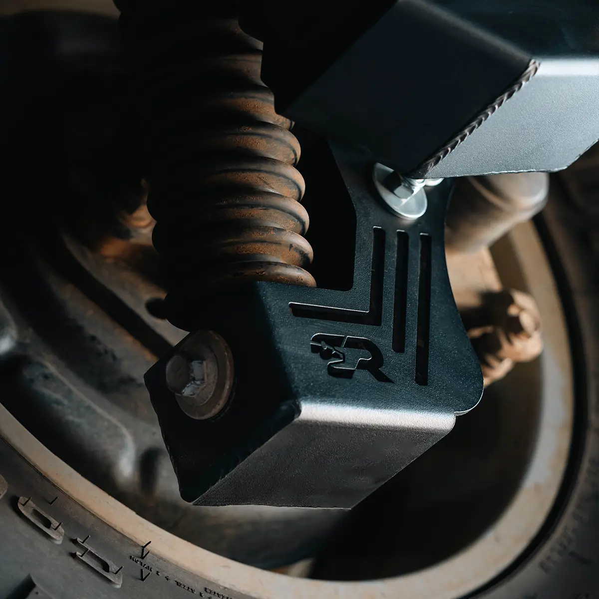 Cali Raised Led - Rear Shock Skid Plate - Toyota Tacoma (2024+) 1