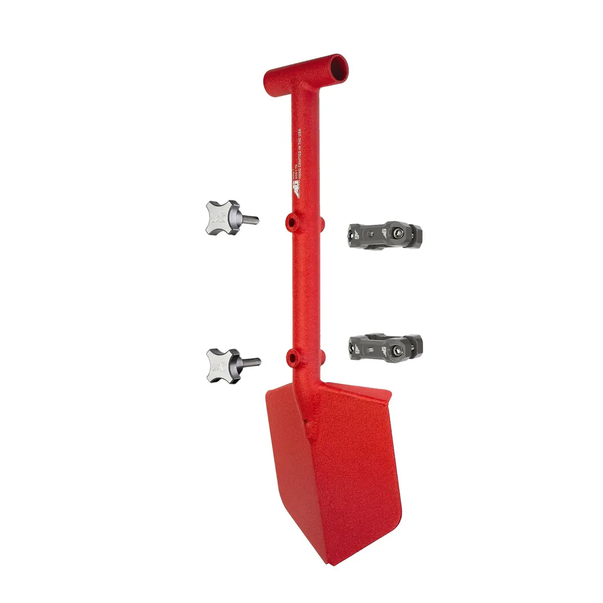 Agency 6 - Shovel / Mount Combo - Red Mini Shovel / Grey Umd With Knobs 2