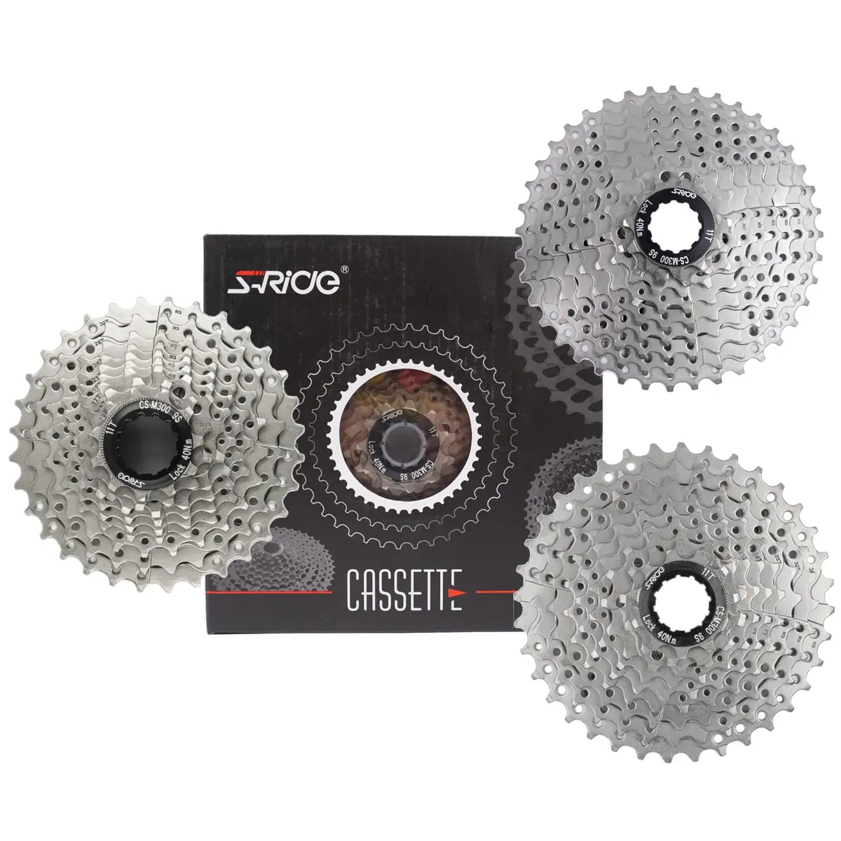 S-Ride Cs-M300 9-Speed Cassette 1