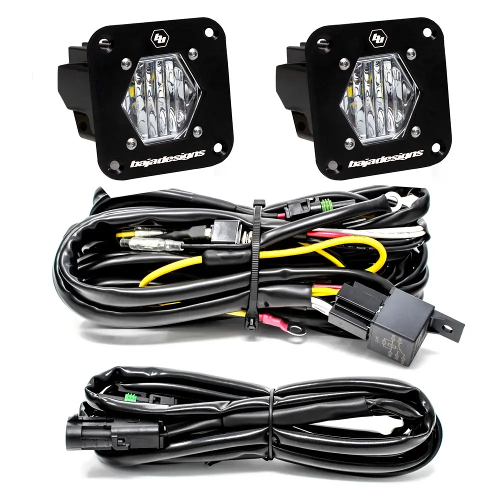 Baja Designs - S1 Black Flush Mount Led Light Pod Reverse Kit - Universal 1