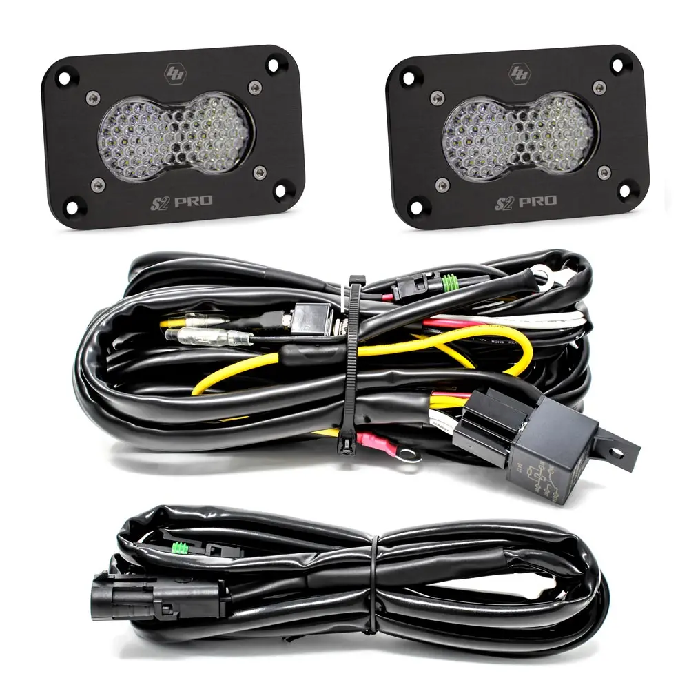 Baja Designs - S2 Pro Pair Flush Mount Led Light Pod Reverse Kit - Universal 2