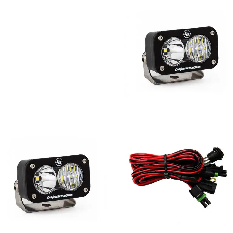 Baja Designs - S2 Pro Black Led Auxiliary Light Pod Pair - Universal 1