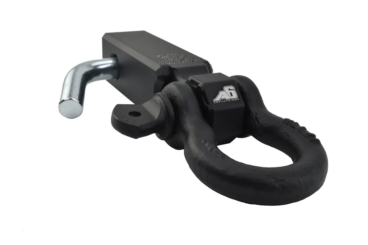 Agency 6 - Shackle Block 1.25" Assembly - Black 1