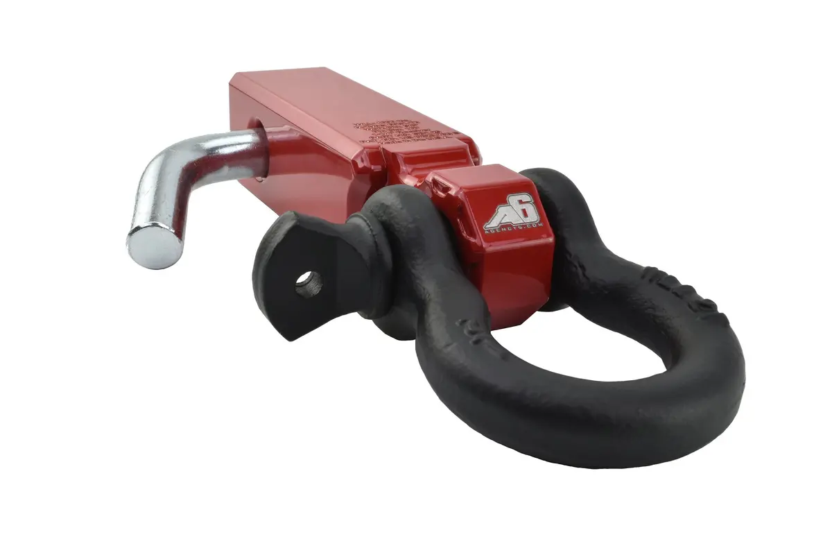 Agency 6 - Shackle Block 1.25" Assembly - Red 1