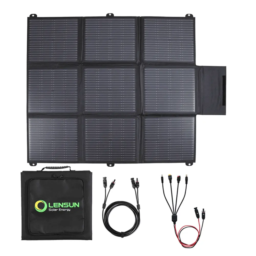Lensun Solar - 200W 12V Solar Blanket For 12V Battery Or Power Station 1
