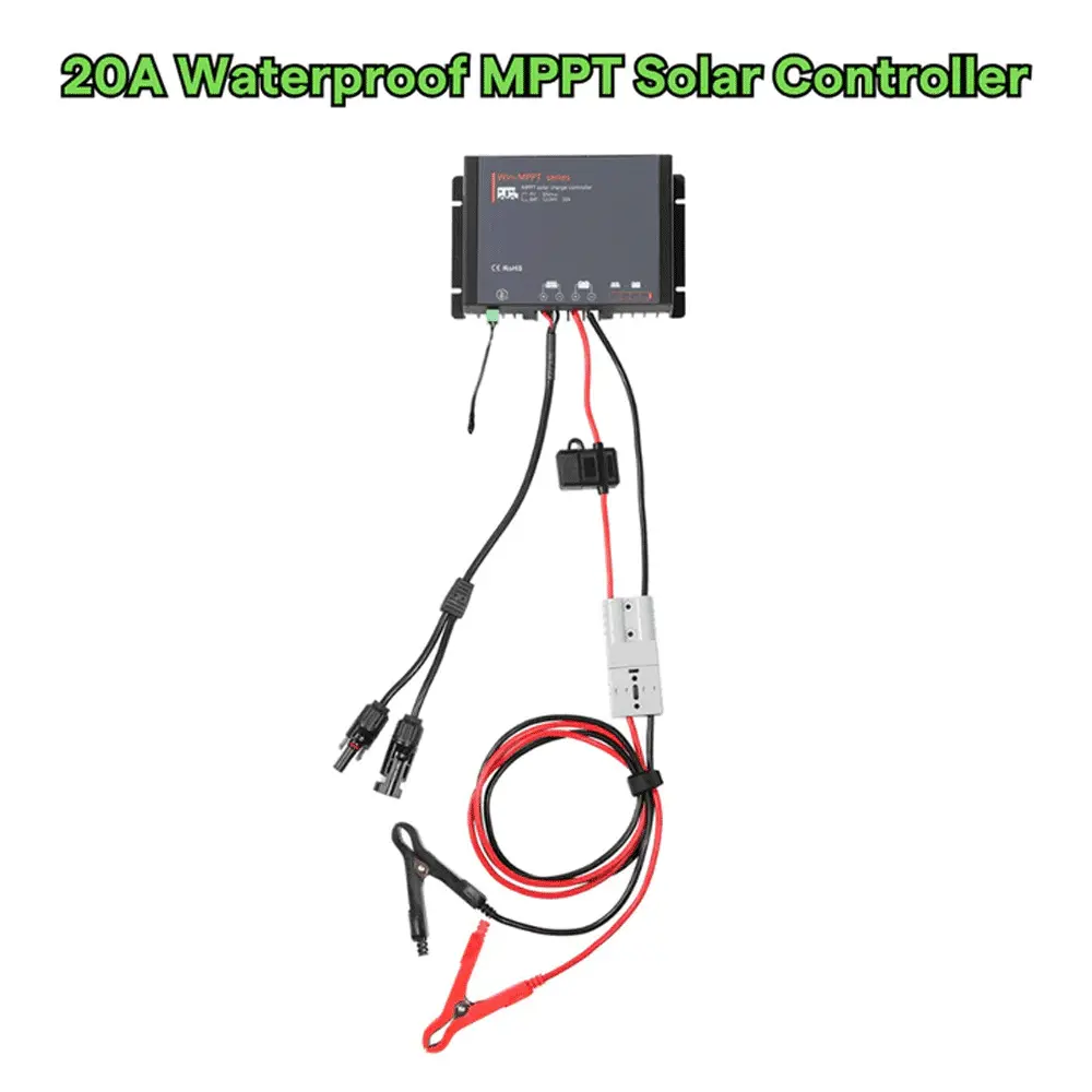 Lensun Solar - 200W 12V Solar Blanket For 12V Battery Or Power Station 2
