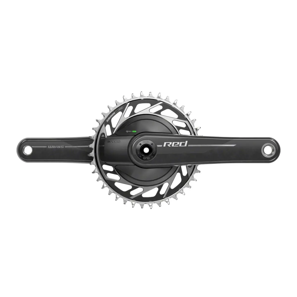 Sram Red 1X Xplr Axs E1 Power Meter Wide Crankset - 13-Speed, 42T, 8-Bolt Pm Spider, Dub Spindle 1