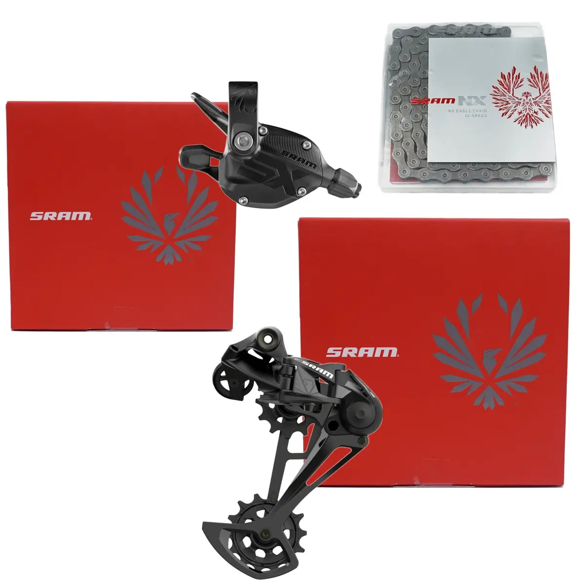 Sram Eagle Sx / Nx 12 Speed 3 Piece Sx Derailleur, Shifter And Nx Chain 1