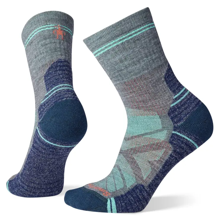 Lightweight Hiking Socks for Women – Mid-Crew, Light Cushion Design