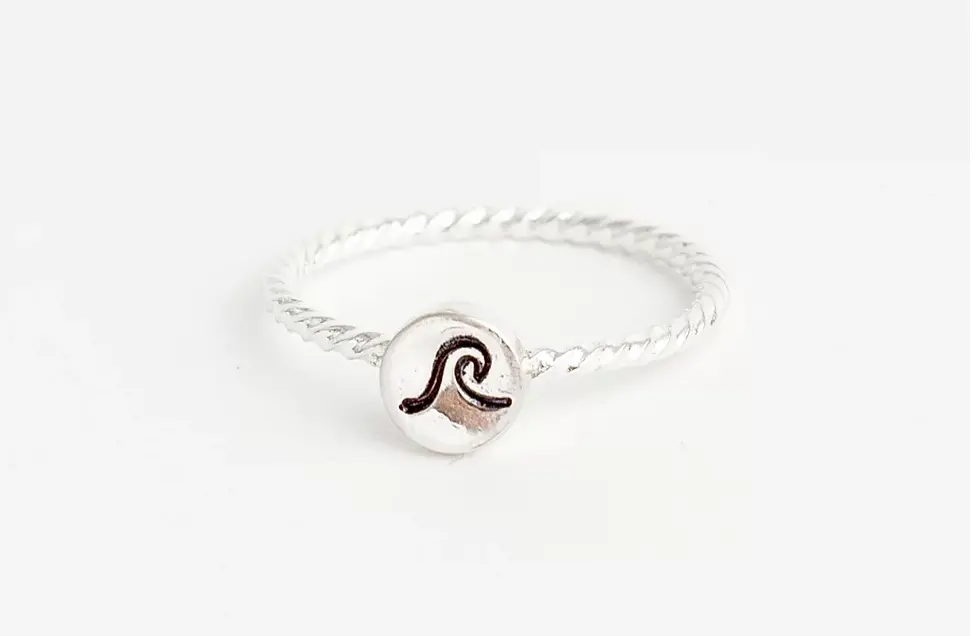 Wave Ring - Sterling Silver 1