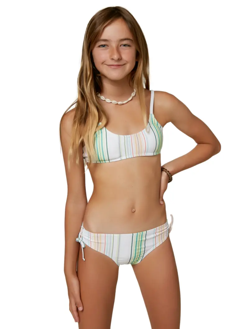 Beach Stripe Scoop Bralette Se 1