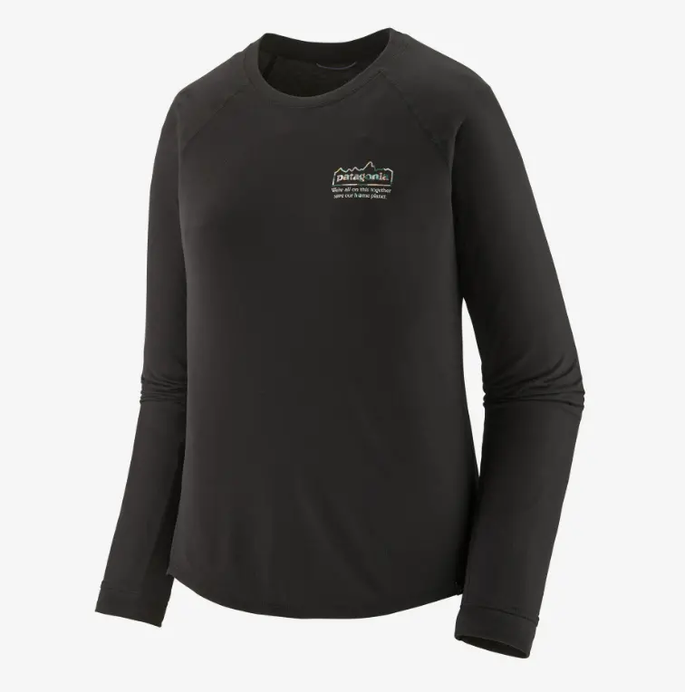 W's L/S Capilene Cool Trail Graphic Shirt 1