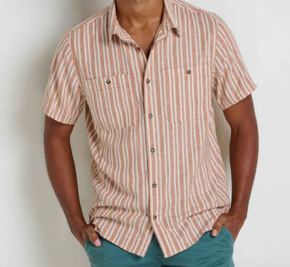 Men's Taj Hemp Blend Short-Sleeve Shirt