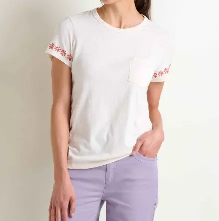 W's Primo Ss Crew Embroidered 1