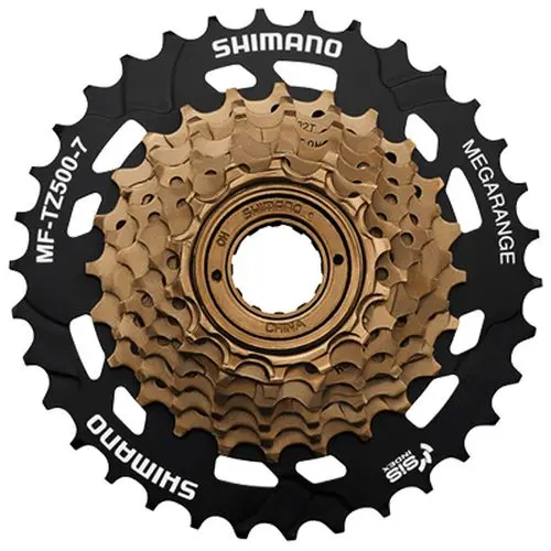 Shimano Mf-Tz500 7-Speed 14-34T Megarange Freewheel 1