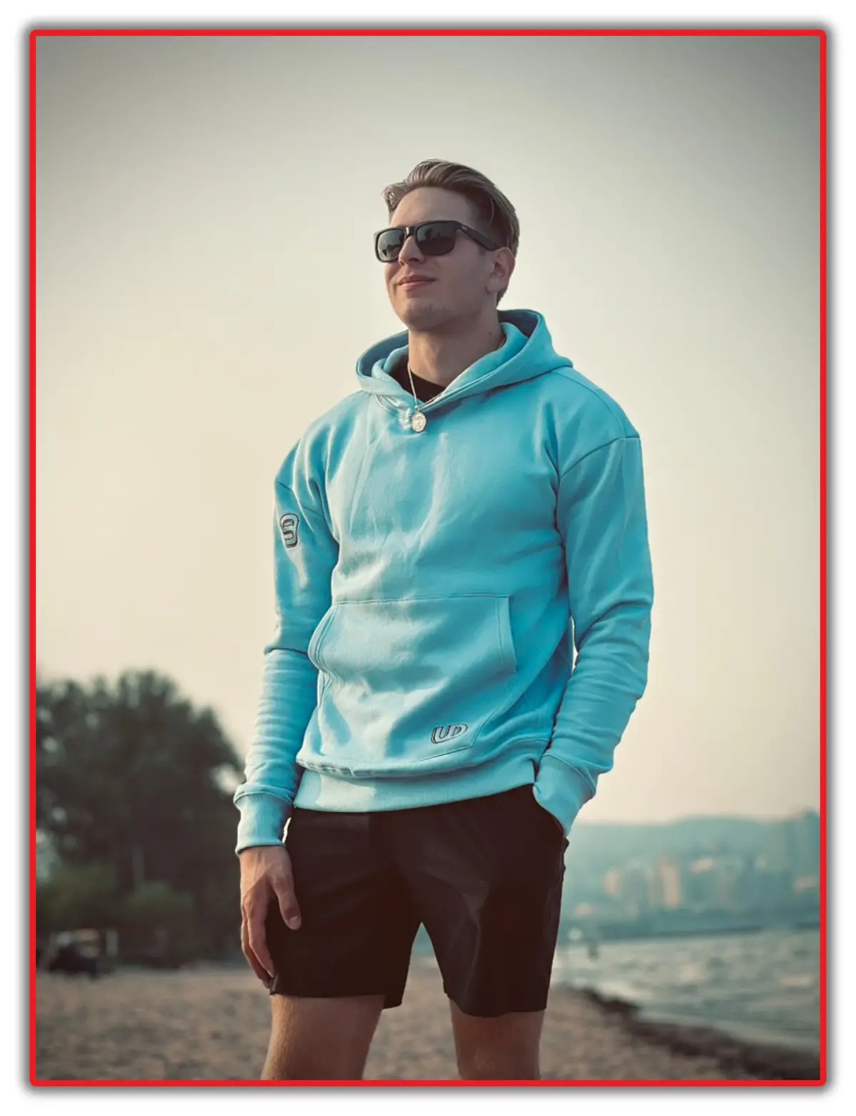 Limited Edition Large Hoodie - Comfortable, Heavyweight, Durable - Blue L New 1