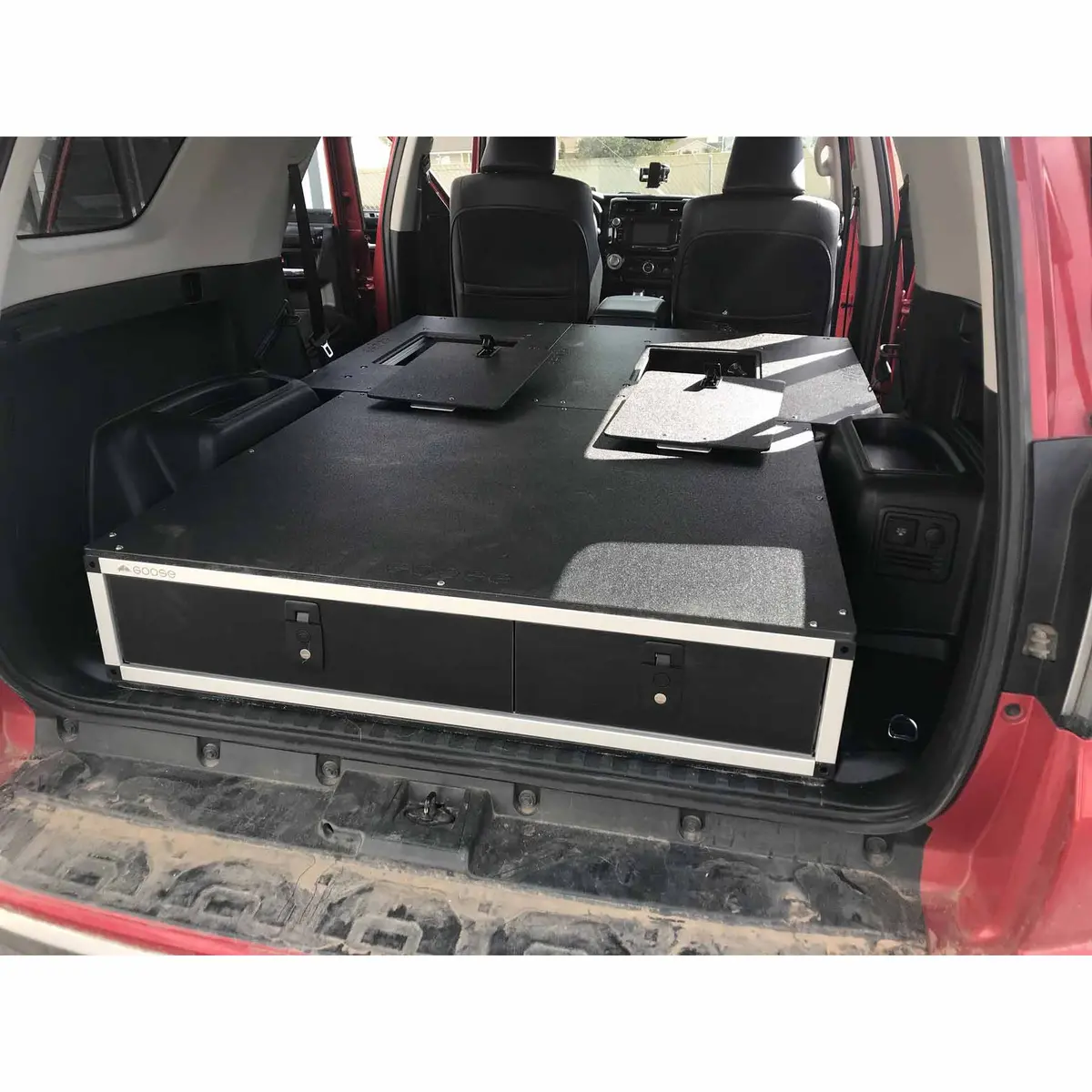 Goose Gear - Stealth Sleep & Storage Package With Fitted Top Plate - Toyota 4Runner (2010-Present) 1