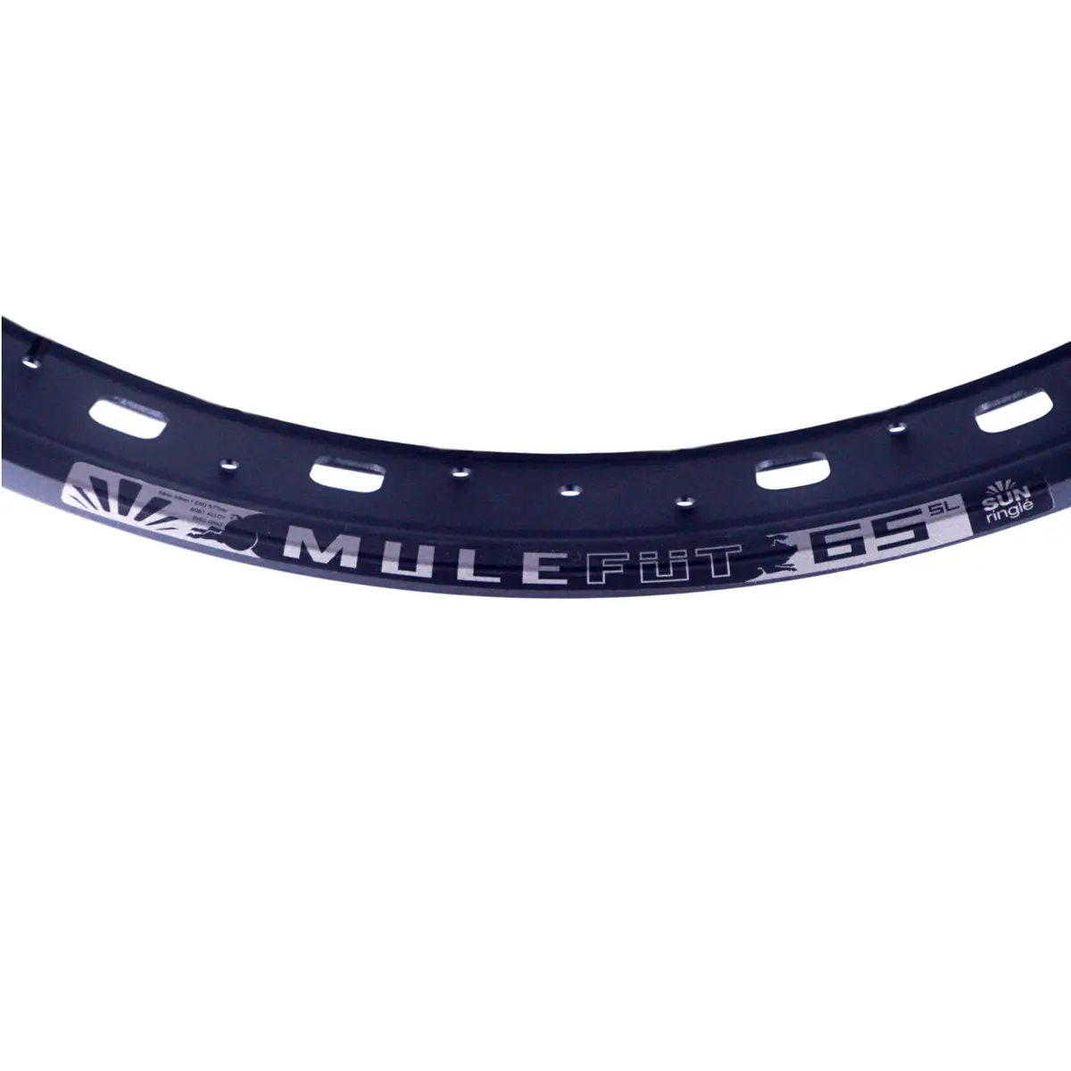 Sun Ringle Mulefut 65 Sl 27.5" 650B Fat Bike Tubeless Black Rim 2