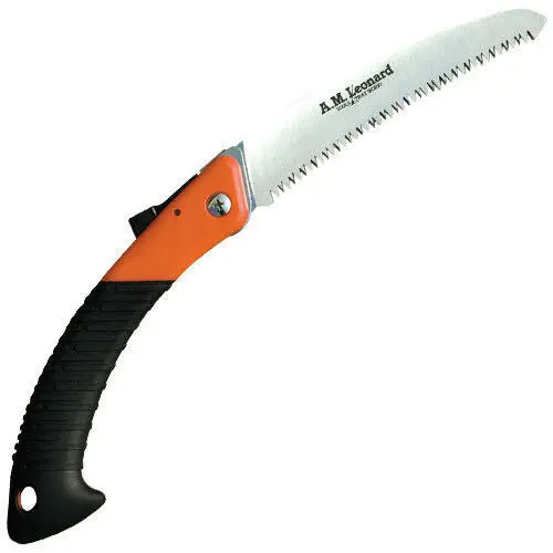 A M Leonard Tri-Edge Folding Pruning Saw With 7" Curved Blade 1
