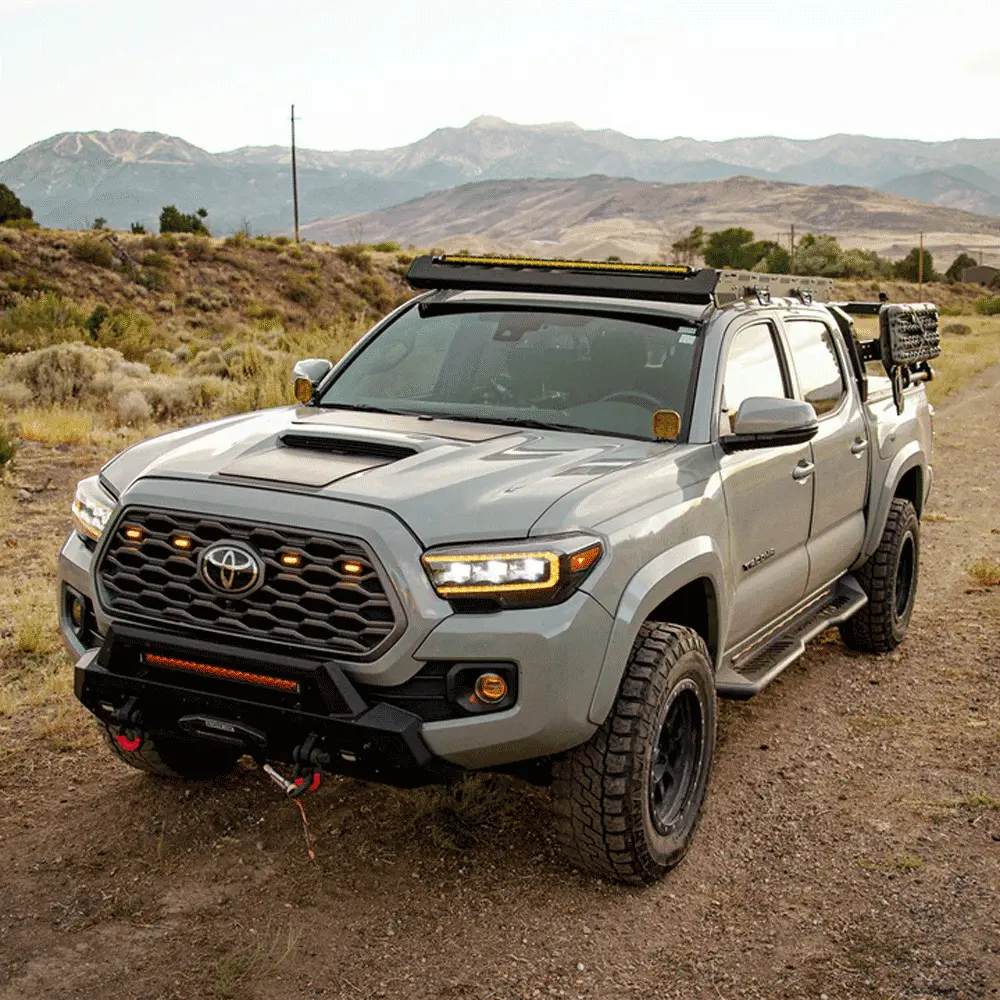 Lensun Solar - 46W Hood Solar Panel - Trd Off Road - Toyota Tacoma (2016-2023) 1