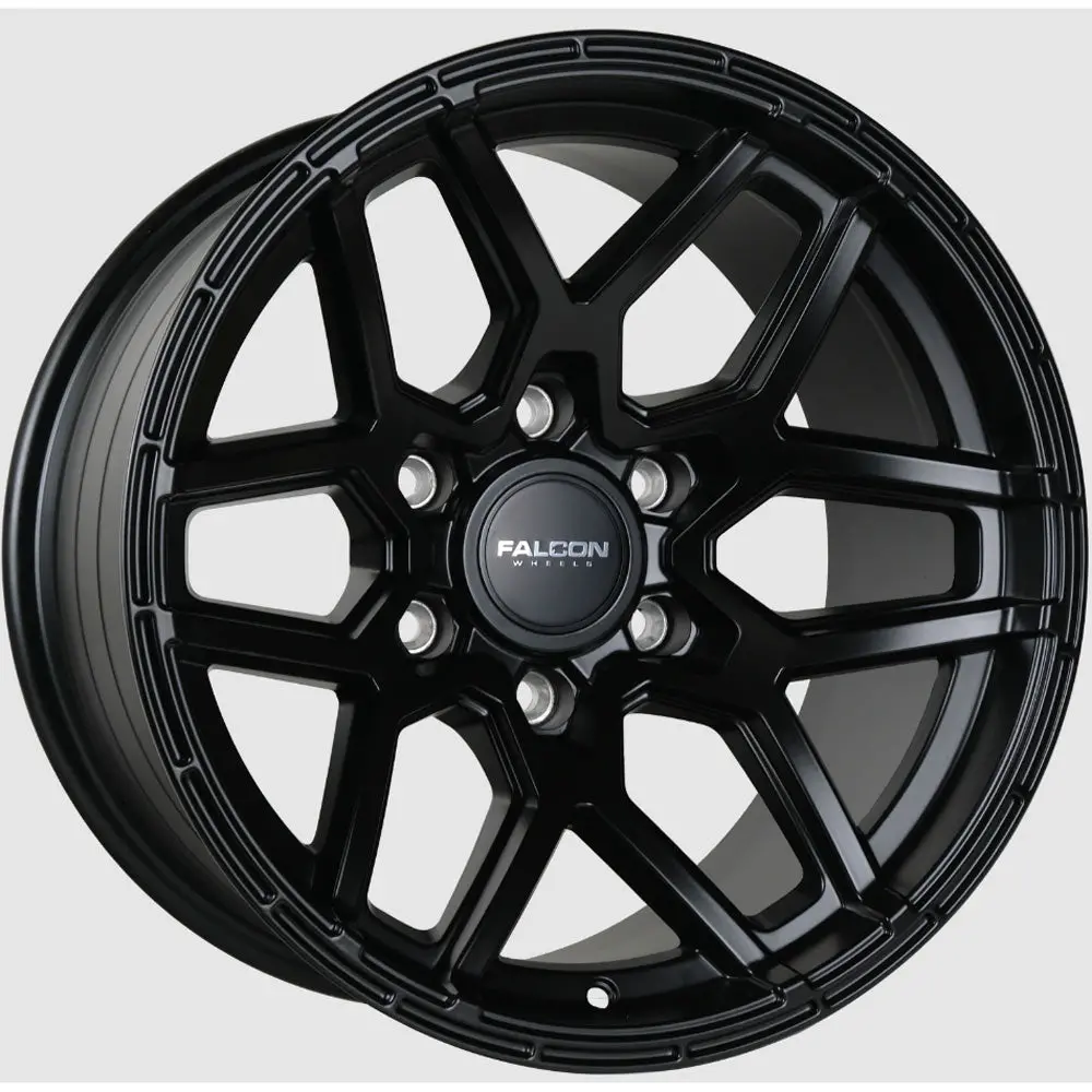 Falcon Wheels - T9 Atlas - Matte Black 1